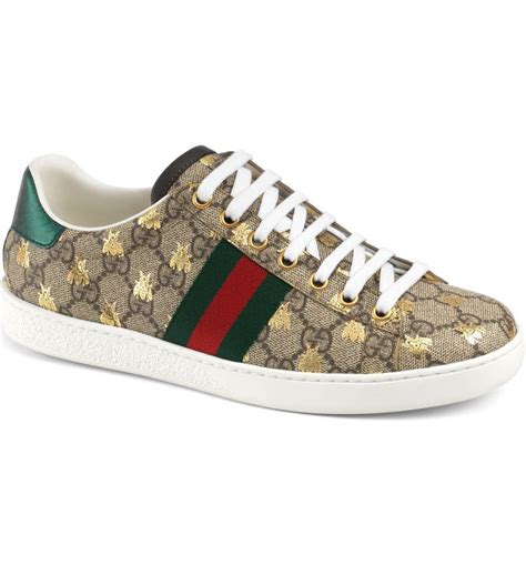 gucci bee ace sneakers womens|Gucci ace sneakers nordstrom.